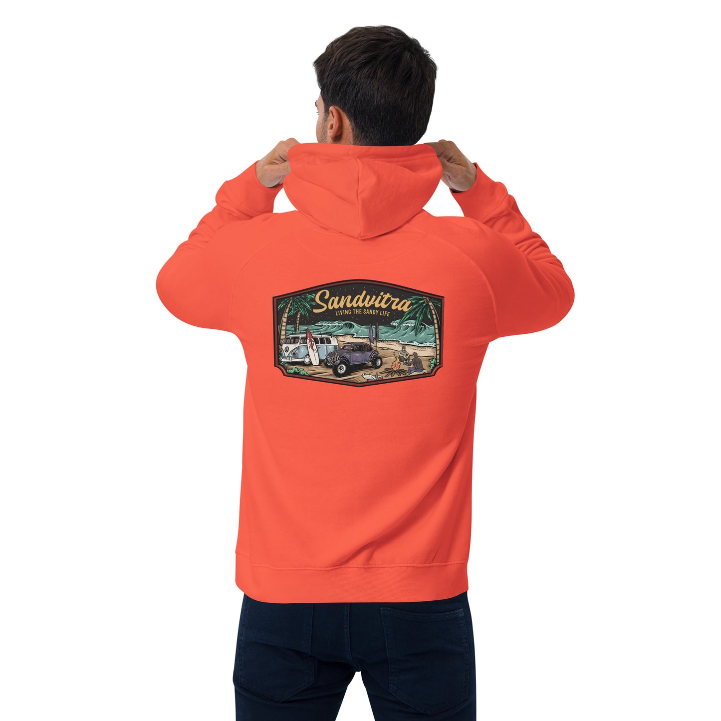 Unisex eco raglan hoodie
